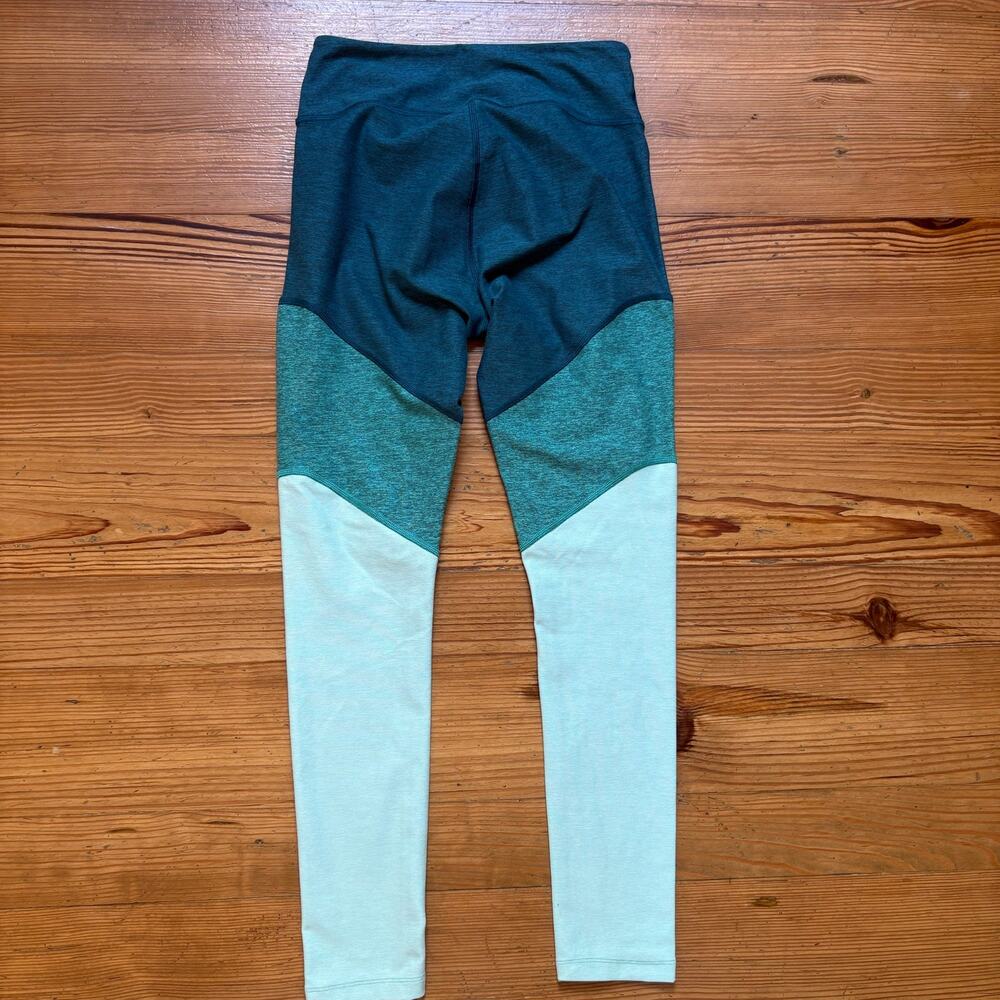 Outdoor Voices teal blue gradient ankle‎ leggings SIZE S